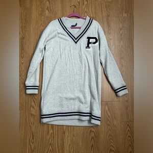 Polo sweater dress with P patch - size small. Comes from a smoke& pet free home